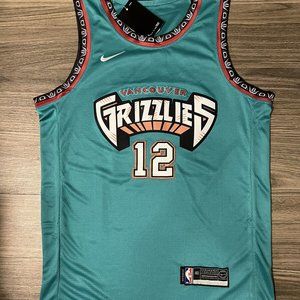 Memphis Grizzlies Retro Style Vancouver #12 Ja Morant Jersey